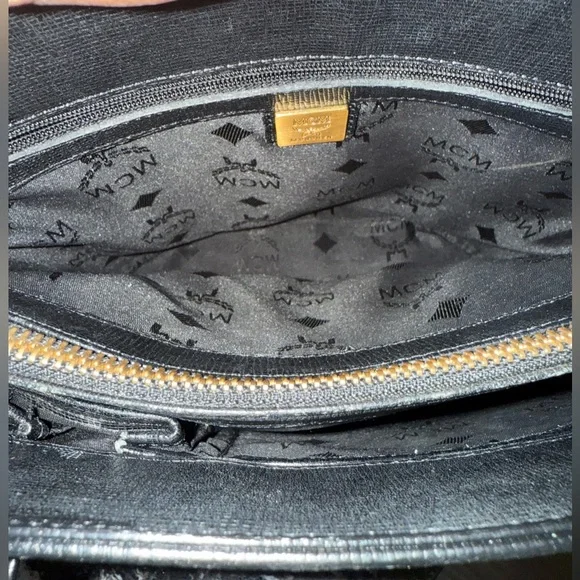 MCM Leather Bucket Tote - EUC - Picture 8 of 11